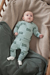 Feetje Sweater AOP - Beep Beep Mint (51602829)