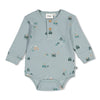 Feetje Romper rib AOP - Beep Beep Mint (50200273)