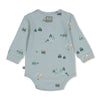 Feetje Romper rib AOP - Beep Beep Mint (50200273)